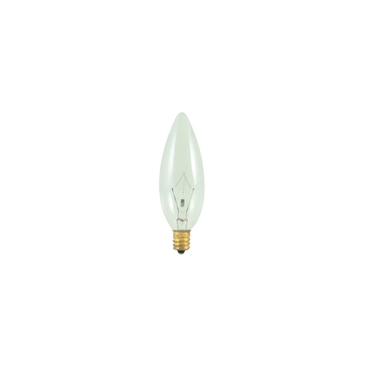 Bulbrite 400025 25CTC/32/3 25W B10 130V Clear Torpedo