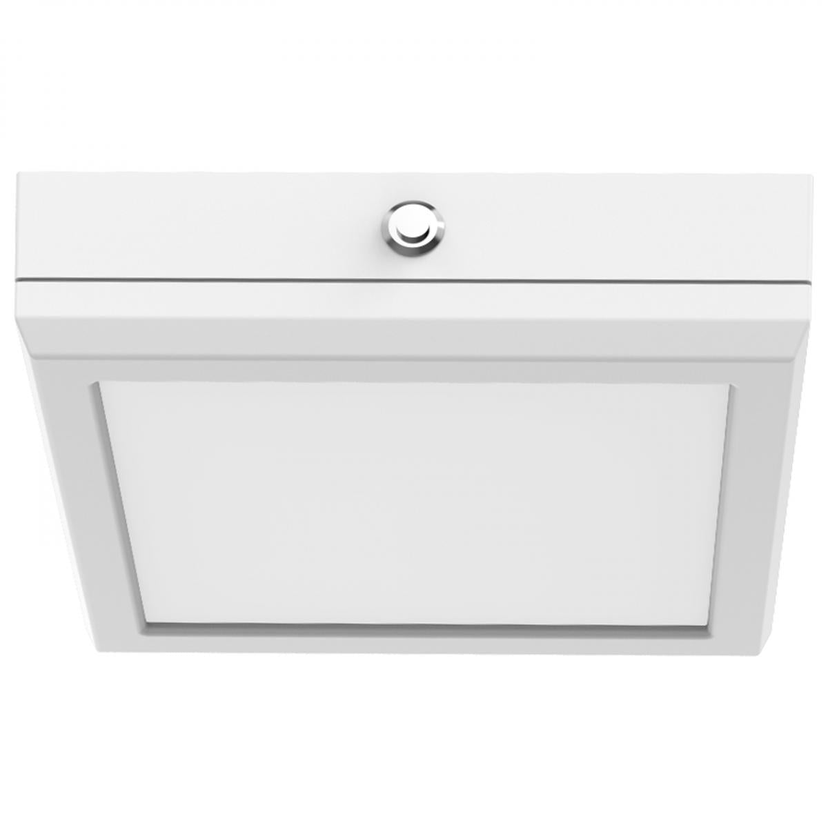 Satco 62-1714-EM Blink Pro EM Battery Backup 7 Inch Square Shape White Finish