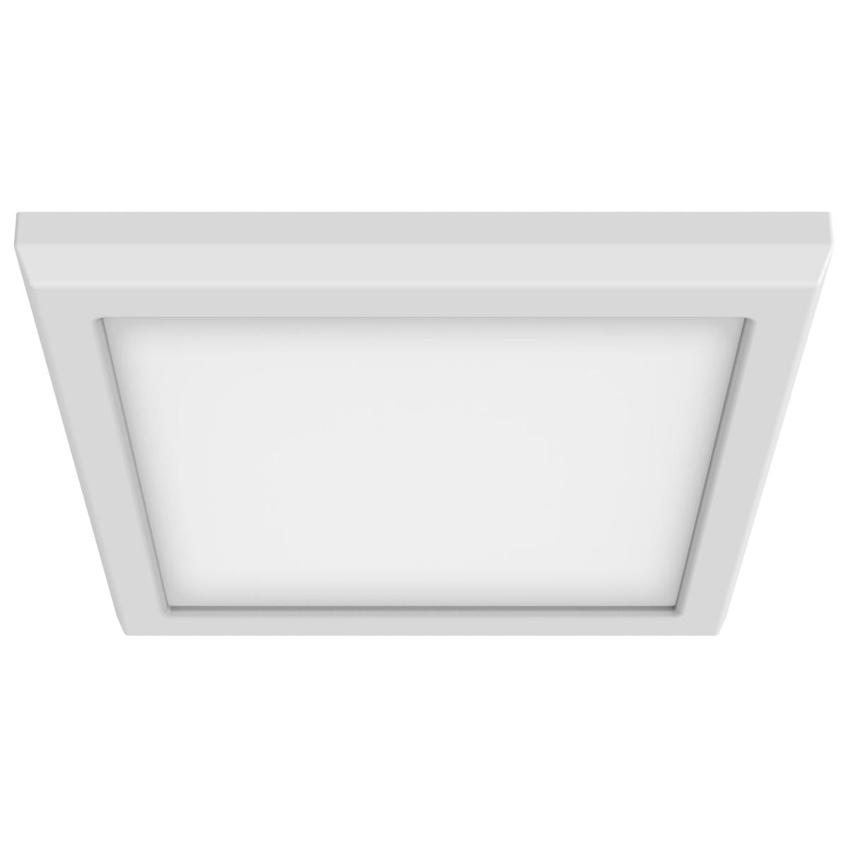 Satco 62-1749 BLINK Pro 11 Watt 7 Inch LED Fixture 4000K Square Shape White Finish 120/277 Volts