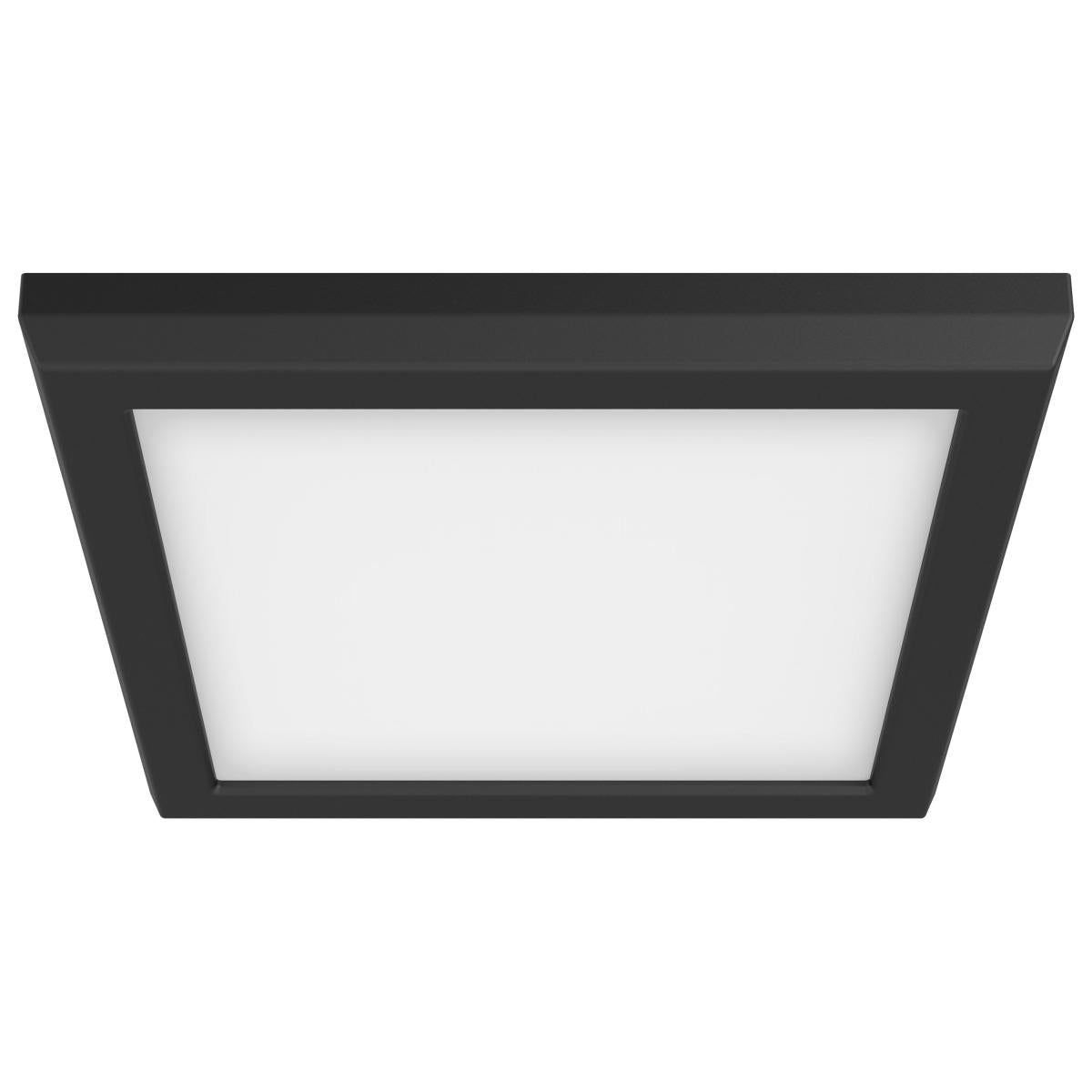Satco 62-1715 Blink Pro - 11W 7in LED Fixture CCT Selectable Square Shape Black Finish 120V