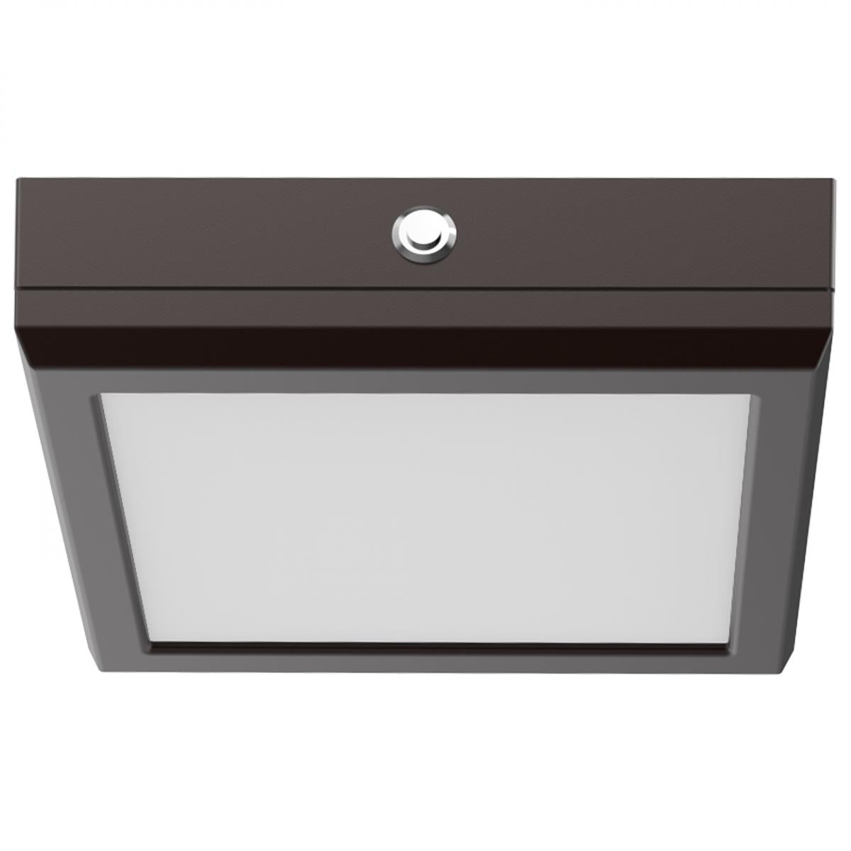 Satco 62-1716-EM Blink Pro EM Battery Backup 7 Inch Square Shape Bronze Finish