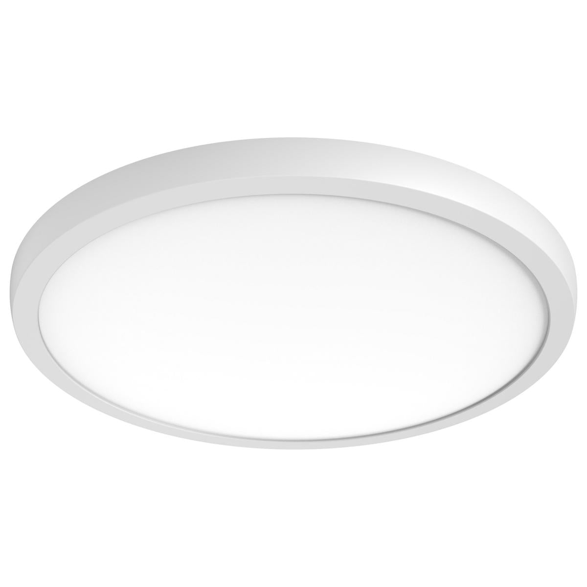 Satco 62-1778 Blink Pro Plus 34 Watt 19 in. Surface Mount LED CCT Selectable 90 CRI White Finish 120/277 Volt Round Shape