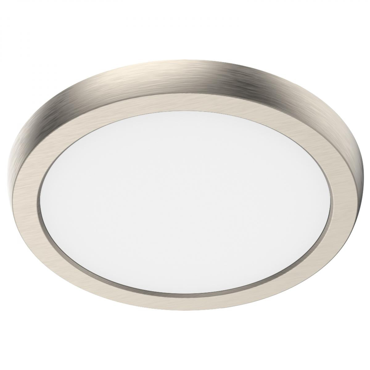 Satco 62-1913 Blink Performer - 10 Watt LED 7 Inch Round Fixture Brushed Nickel Finish 5 CCT Selectable