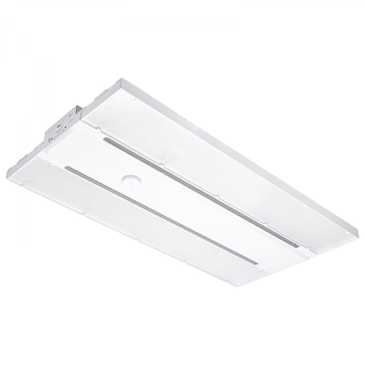 Satco 65-1012 LED Linear High-Bay With Interchangeable Lens 200W/220W/255W Wattage Selectable 3K/4K/5K CCT Selectable