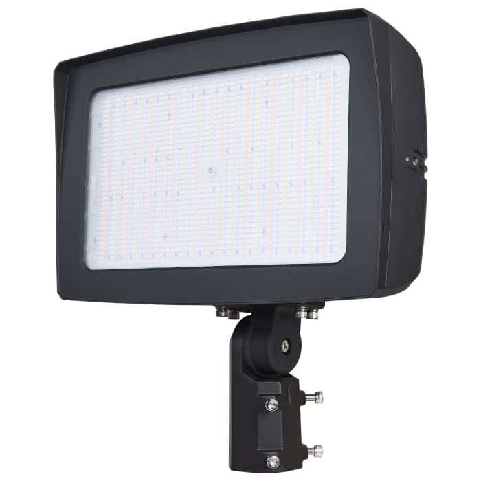 Satco 65-1543 LED Flood Light 300/250/200 Wattage Selectable 3K/4K/5K CCT Selectable Beam Angle Selectable Bronze Finish 120-347 Volt