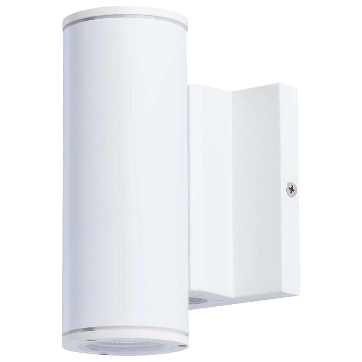 Satco 65-1750 10 Watt 3K/4K/5K CCT Selectable 1 Light Small Wall Sconce Up or Down Installation White Finish 120-277 Volt