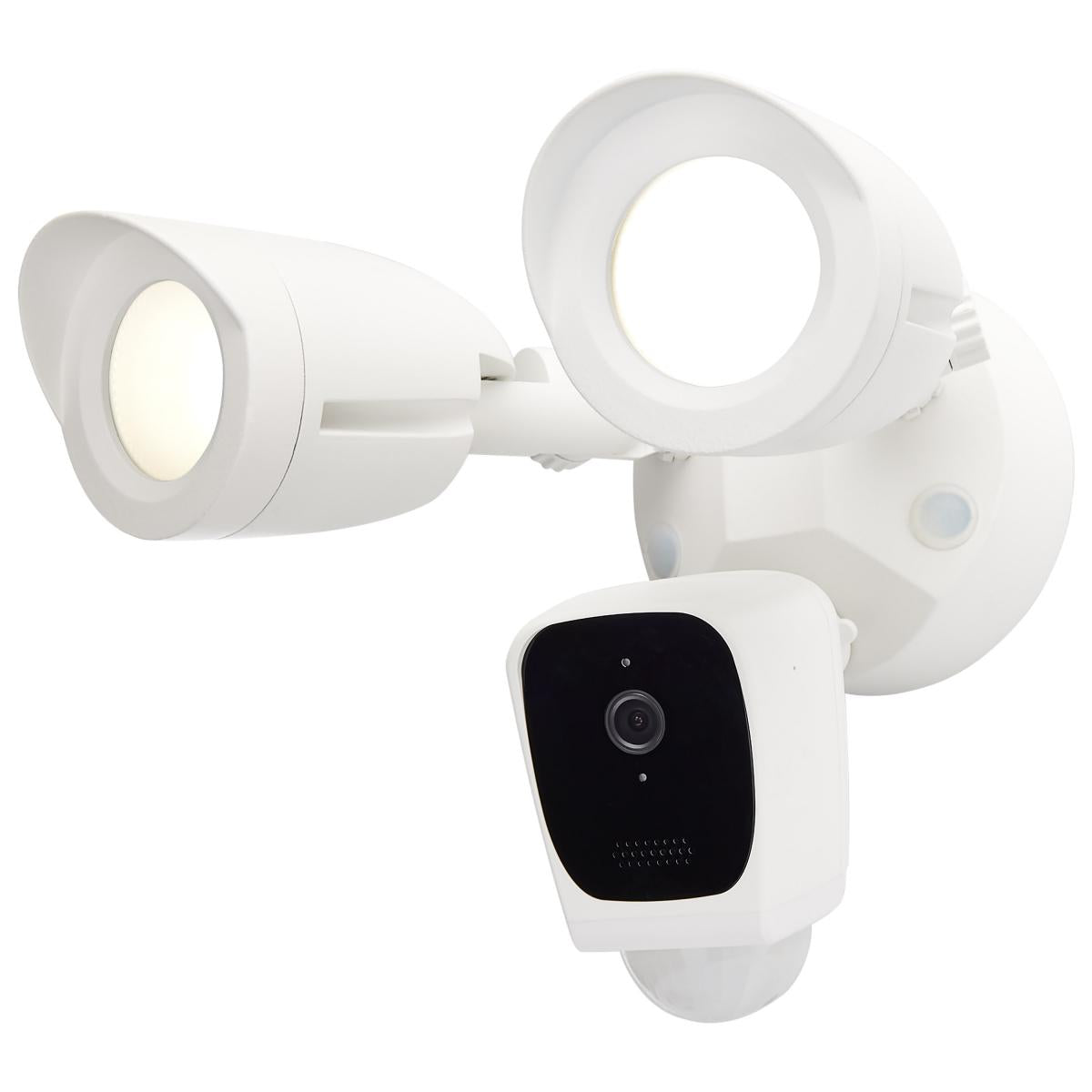 Satco 65-900 Bullet Outdoor SMART Security Camera Starfish enabled White Finish