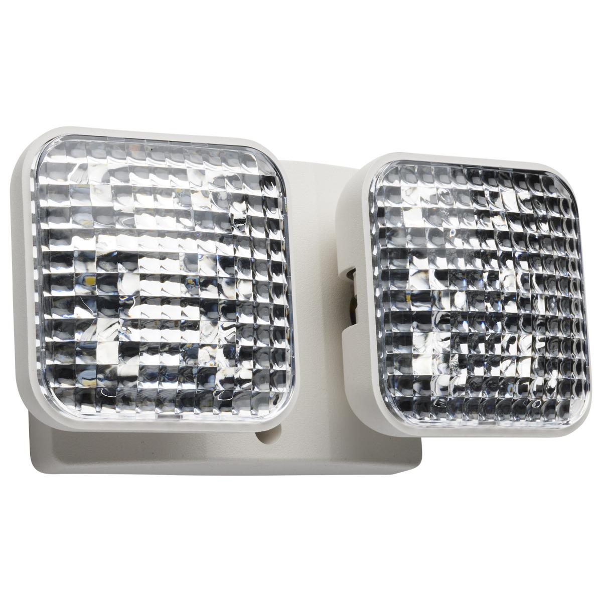 Satco 67-135 Remote Emergency Light, Low-Voltage Backup, Dual Head