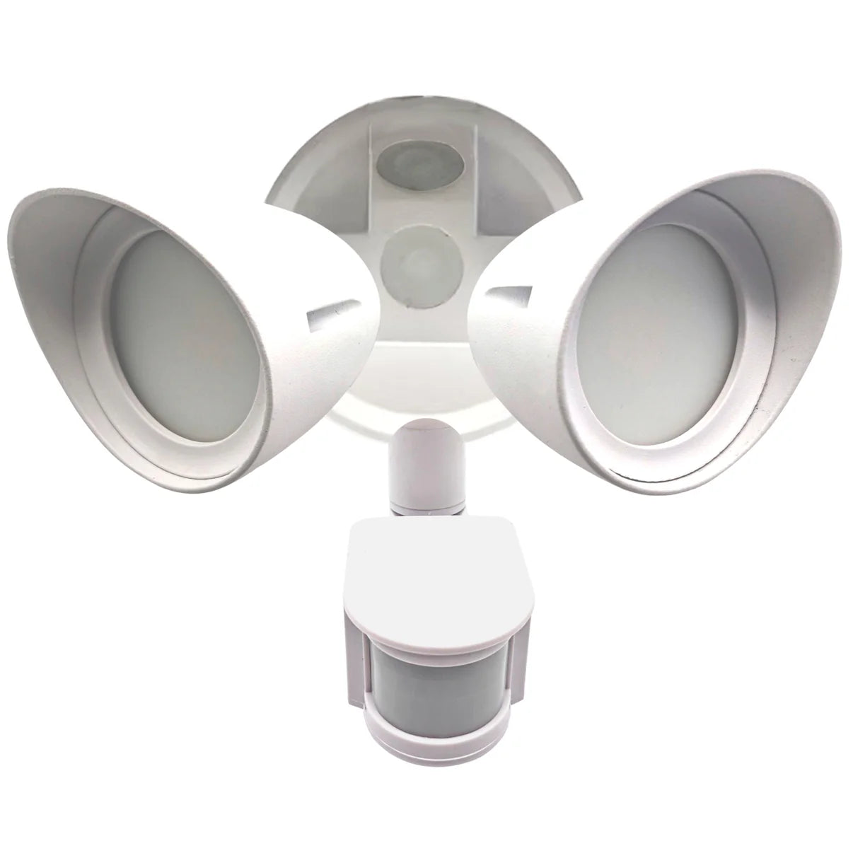 Bulbrite 773702 LED24SEC/2RHWH/MO/40K 24W SECURITY LIGHT W MOTION SENSOR 4000K ALUMINUM WHITE