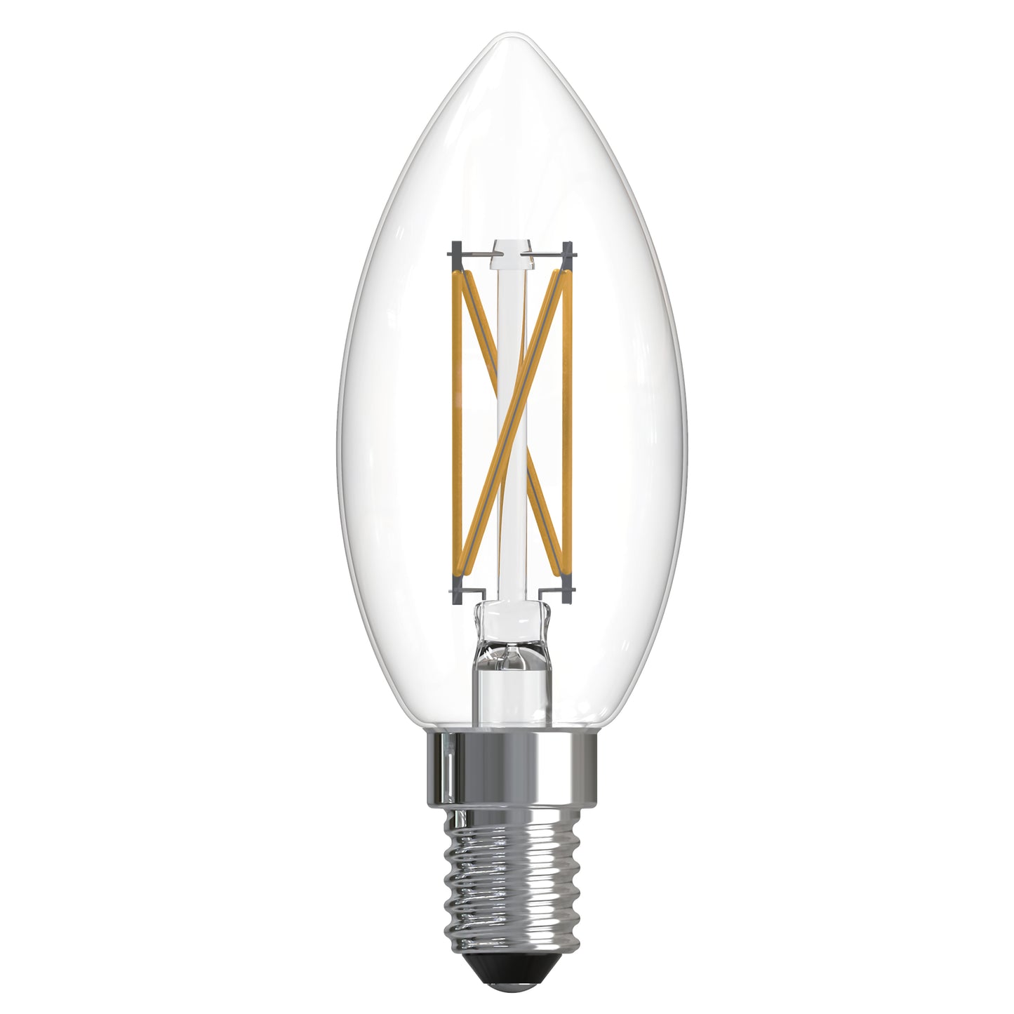 Bulbrite 776238 LED5B11/30K/FIL/D/B/2/25P 5.1W B11 E12 120V 3000K - 25 PACK