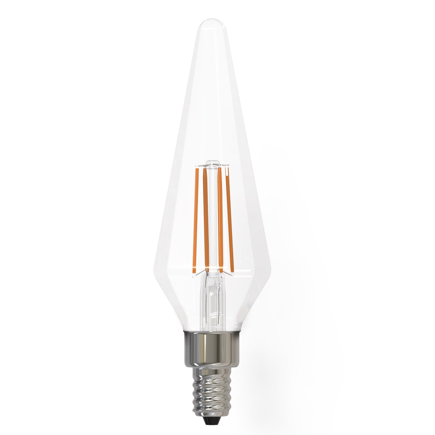 Bulbrite 776596 LED4PRISM/30K/FIL/3 4W LED PRISM 3000K FILAMENT E12 FULLY COMPATIBLE DIMMING