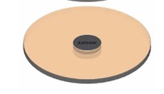 Soraa AC-CC-0003-00-S1 SORAA SNAP 2 inch diameter Color Filter 3/4 CTO 3000K to 2200K