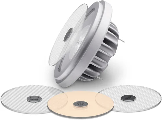 Soraa AC-GE-1036-00-S1 SNAP 2 inch linear beam spreader 10 x 36 degree lens lens set with a Soraa LED lamp