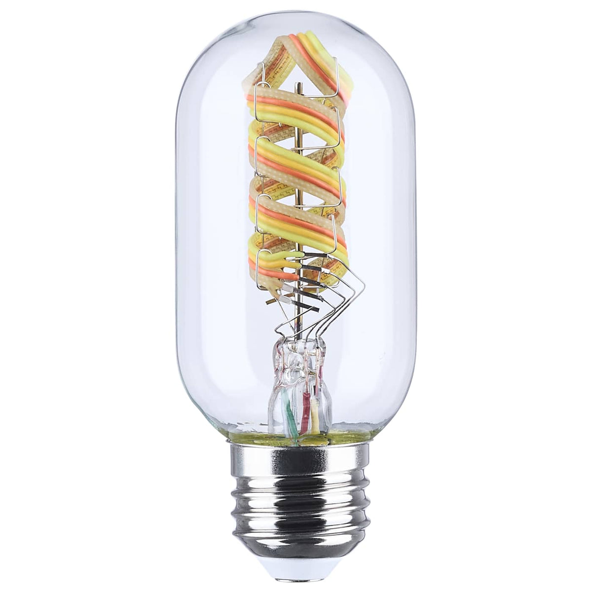 Satco S11244 Starfish 5.5 Watt LED T14 2700K-5000K RGBTW Clear Medium Base 120V