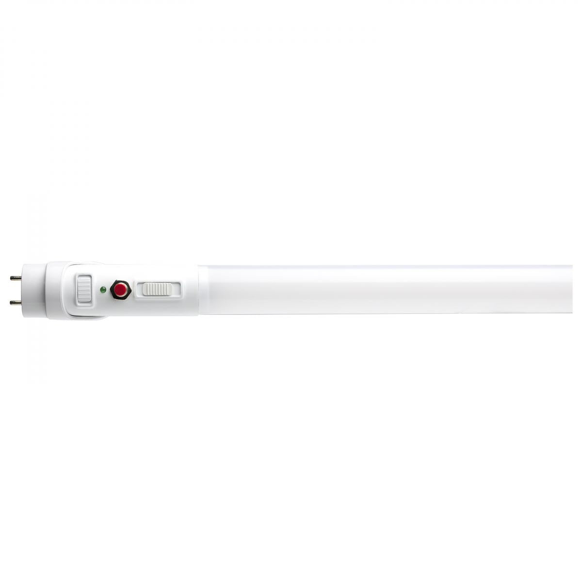 Satco S11731 17 Watt 48 Inch T8 LED 35K/40K/50K CCT Selectable Ballast Bypass with Battery Backup G13 Base 120-277 Volt