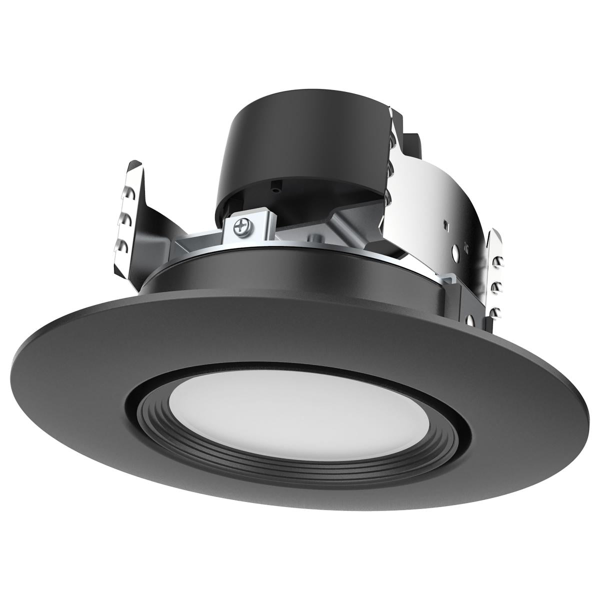 Satco S11854 7.5 Watt LED Retrofit Downlight Gimbaled 120 Volt CCT Selectable Black Finish