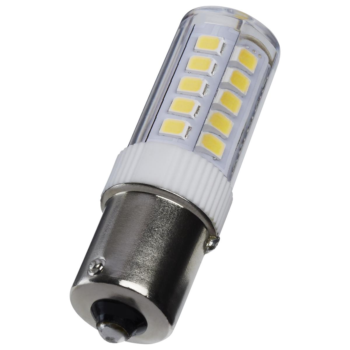 Satco S12359 4.5 Watt T6 LED Clear Finish BA15s Base 5000K 12 Volt