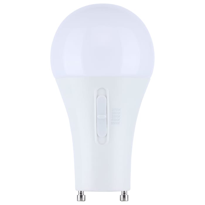 Satco S12148 15.5A19L/9CCT5/GU24/PF/D 15.5 Watt LED A19 27K/3K/35K/4K/5K GU24 Base 120 Volt
