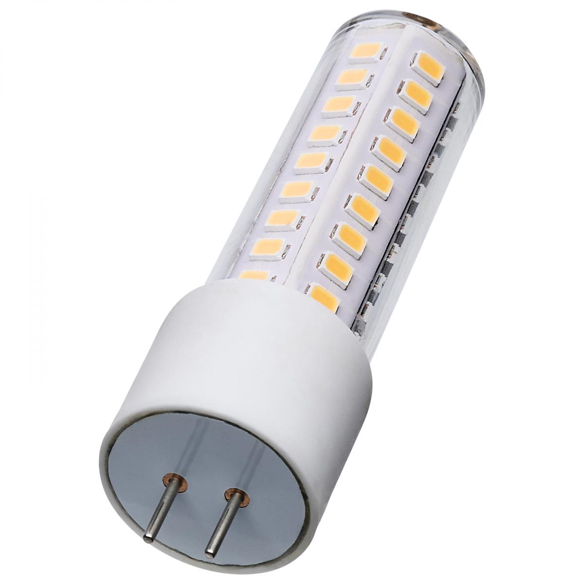 Satco S12321 6.5 Watt T6 LED Clear Finish GY6.35 Base 5000K 12 Volt