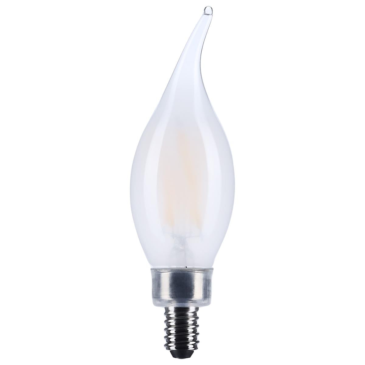 Satco S12507 4CA10/LED/935/FR/120V/E12 4W CA10 3500K FROST LED