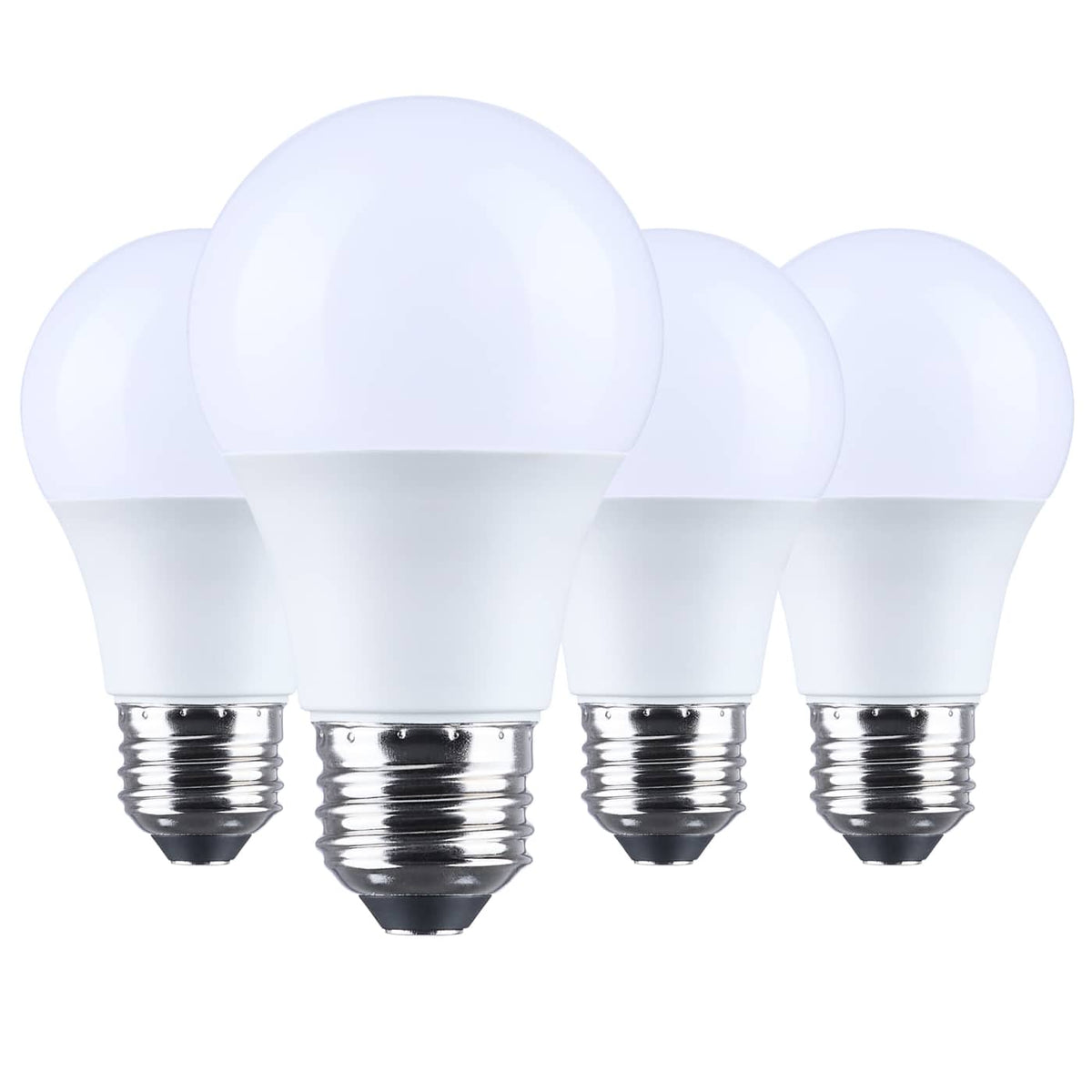 Satco S14305 5 Watt LED A19 4000K CCT Medium Base Plastic 120 Volt 4-Pack