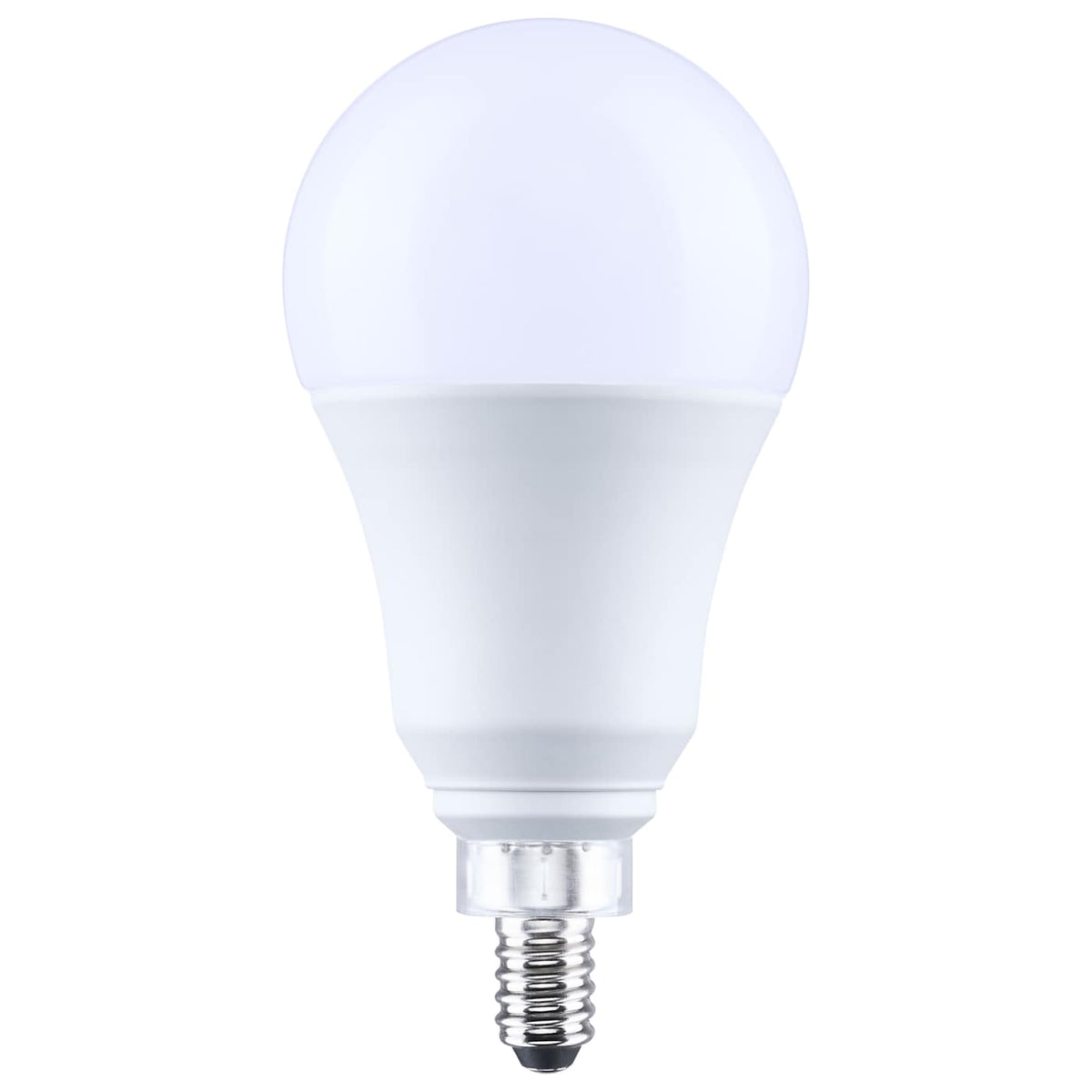 Satco S15147 9.5 Watt A19 LED 3000K CCT 80 CRI Candelabra Base Plastic Dimmable 120 Volt