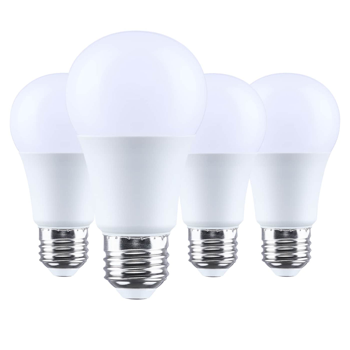 Satco S15176 14 Watt A19 LED 3000K CCT 80 CRI Medium Base Plastic Dimmable 120 Volt 4-Pack