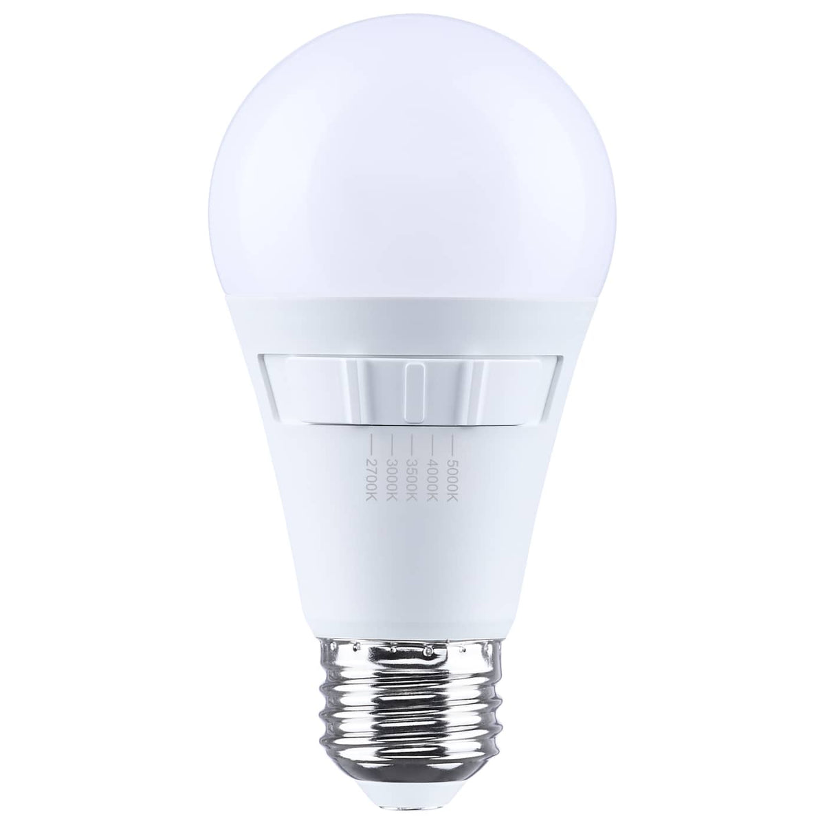 Satco S15191 14 Watt A19 LED 27K/30K/35K/40K/50K CCT 80 CRI Medium Base Plastic Dimmable 120 Volt