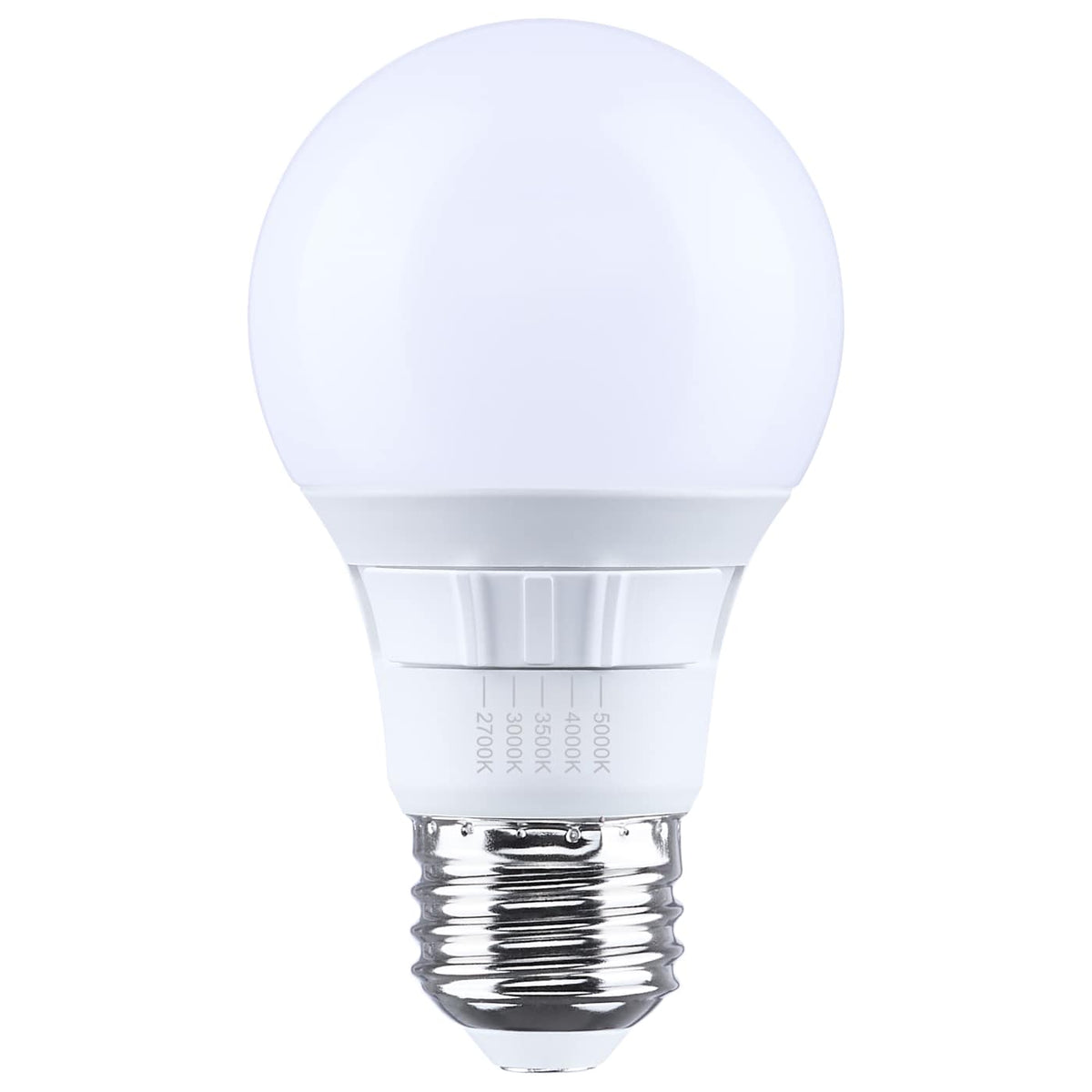 Satco S15193 9.5 Watt A19 LED 27K/30K/35K/40K/50K CCT 90 CRI Medium Base Plastic Dimmable 120 Volt