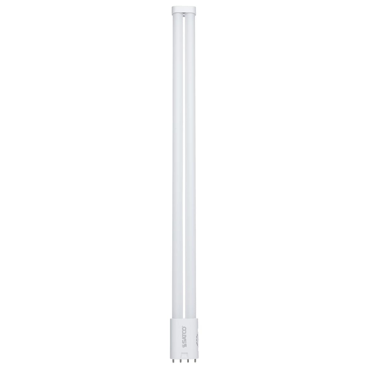 Satco S18423 20 Watt PLL LED 2G11 Base 30K/35K/40K/50K/65K CCT Selectable Ballast Bypass 120-277 Volt