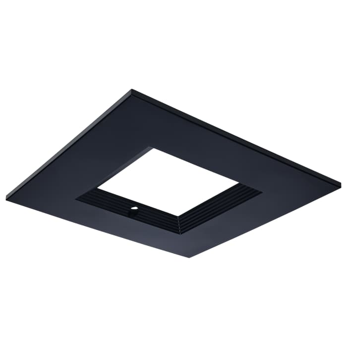 Satco S21671 CDL 10IN SQUARE TRIM BLACK 10-Inch Square Trim for LED Downlight Black Finish