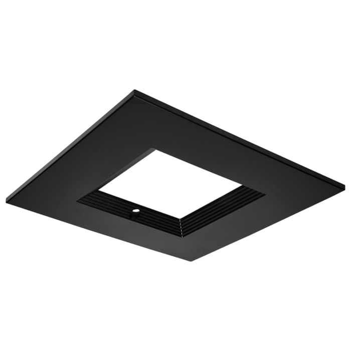 Satco S21663 CDL 4IN SQUARE TRIM BRONZE 4-Inch Square Trim for LED Commercial Downlight Bronze Finish