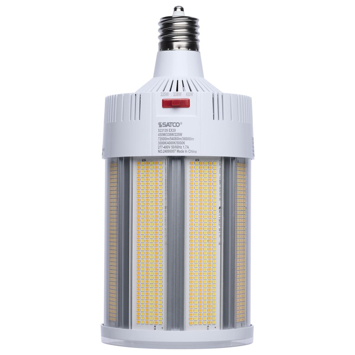 Satco S23139 450W/LED/CCT/277-480V/EX39 450/338/225W 30K/40K/50K Mogul Extended Base 277-480V