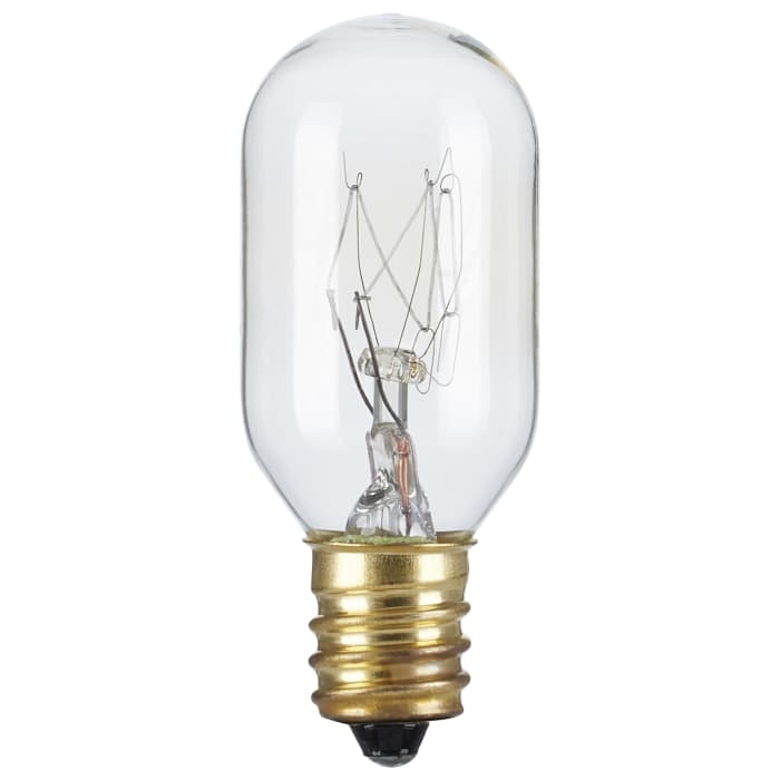 Satco S2751 20 Watt T7 Incandescent Clear Candelabra base 130 Volt
