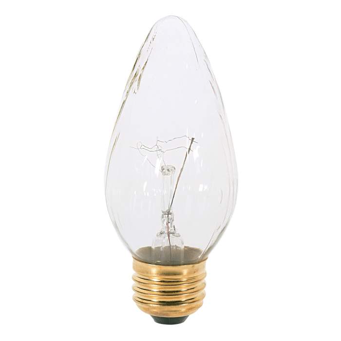 Bulbrite 421125 25F15CL 25W Fiesta Clear Incandescent E26 Base