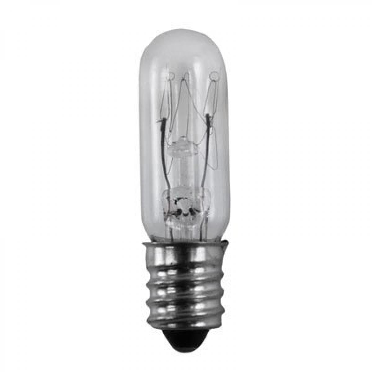 Satco S3913 15T4 1/2/C 15W Clear Candelabra Base