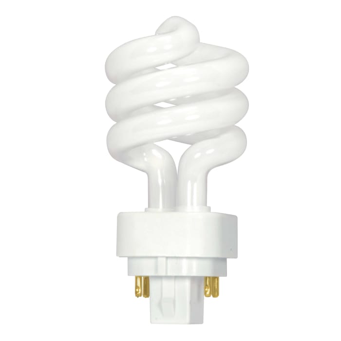 Satco S4438 13 Watt pin-based Compact Fluorescent 2700K 82 CRI G24Q-1 (4-Pin) base