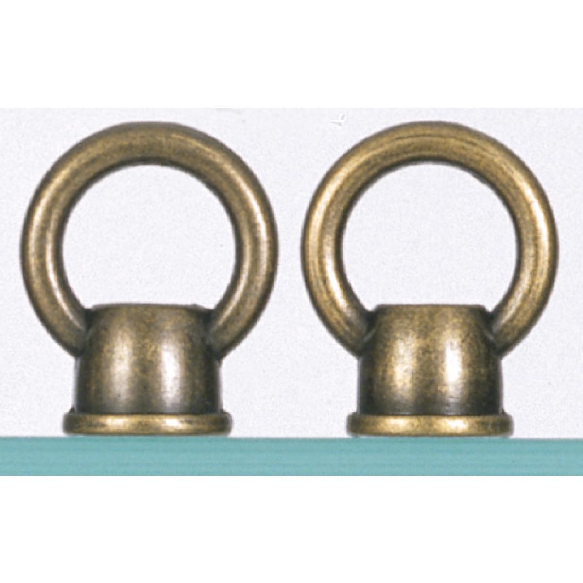Satco S70-256 2 Female Loops Antique Brass Finish