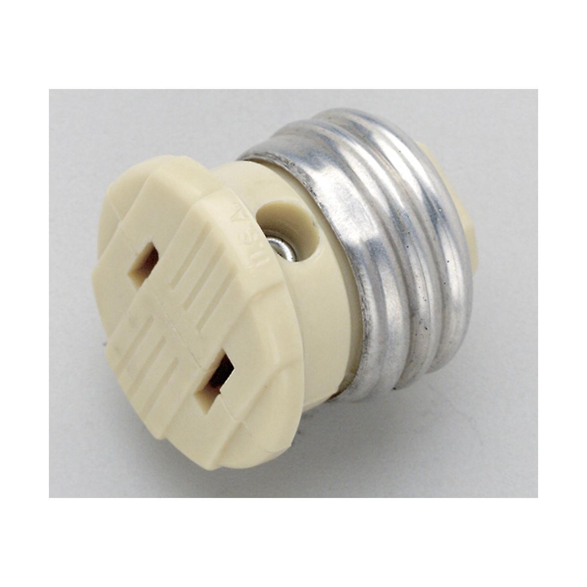 Satco S70-543 Bakelite Female Screw Plug Ivory Finish