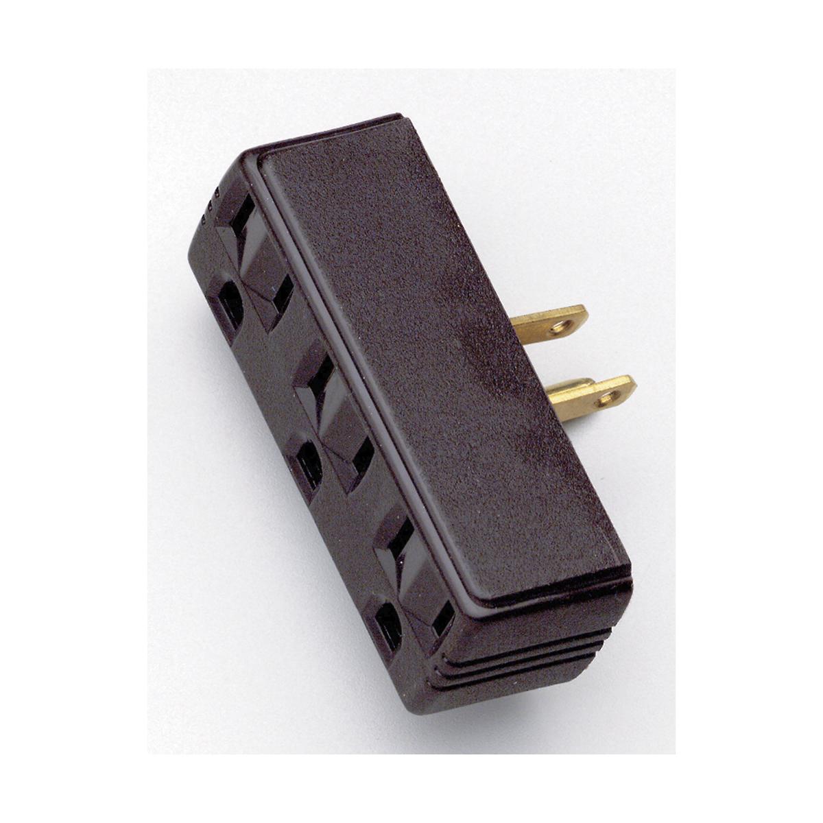 Satco S70-547 Triple Tap Adapter Brown Finish