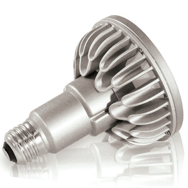 Side view product photo of Soraa SP30L-14-36D-830-H1 BRILLIANT PAR30 Long Neck E26 120V LED lamp, 13.7W, 36 degree, 3000K