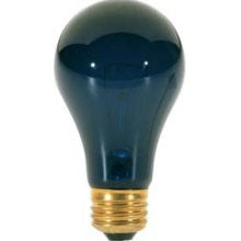 Satco S3920 75A/Blacklight 75W Incandescent  Medium Base