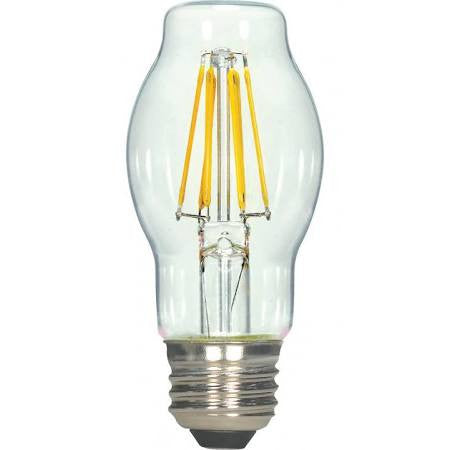 Satco S9576 6.5BT15/CL/LED/E26/27K LED BT15 120 Volts 6.5 Watts Medium base 2700K - NOW S21334