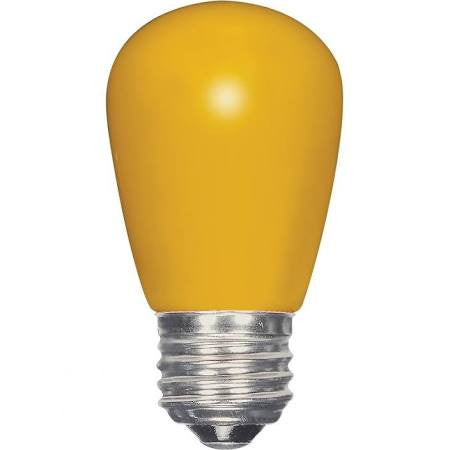 Satco S9169 1.4W S14/Y/LED/120V LED S14 120V 1.4W Yellow