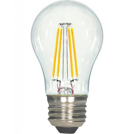 Replacement for Satco S9560 4.5A15/CL/LED/E26/27K/120V LED A15 Light bulb 120 Volts 4.5 Watts Medium 2700K - NOW S12401