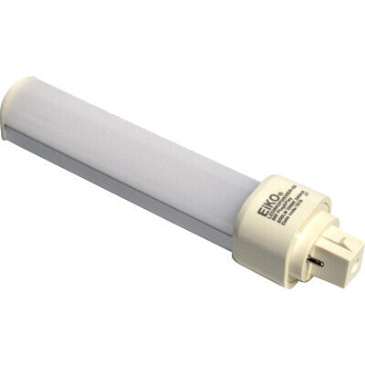 Eiko 09250 LED9W2PH/830DR-G6 LED Magnetic ballast compatible 2pin CFL 9W-900lm Horiz G24d Base 80CRI 30K 120-277V