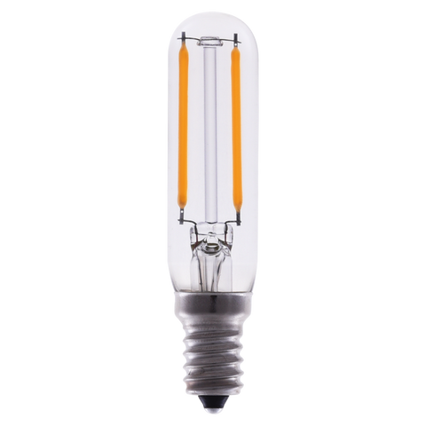 Eiko 09865 LED2WT6E12/FIL/827-DIM-G7 LED Advantage Filament T6 320 Deg, 2W 120lm Dimmable 80CRI 2700K E12 120V