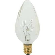 15 Watt Incandescent Clear F10 Bulb, Candelabra Base - S3360-Satco
