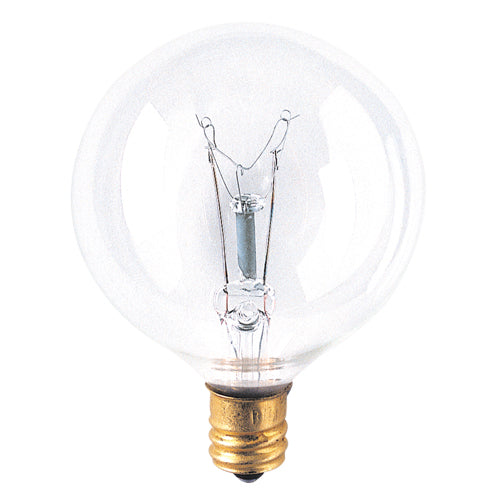 Replacement for Bulbrite 391140 40G16CL2 40W G16 GLOBE CLEAR Incandescent E12 120V - NOW LED 776863