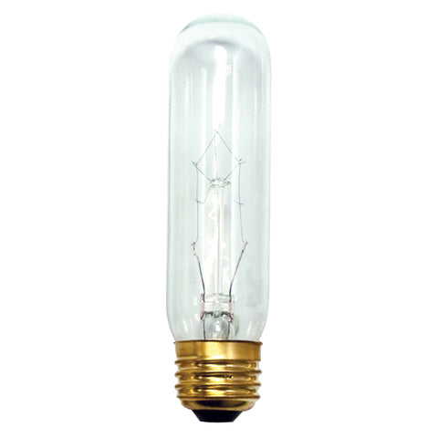 Bulbrite 704160 60T10C 60W T10 TUBULAR CLEAR E26 130V